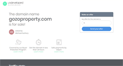 Desktop Screenshot of gozoproperty.com